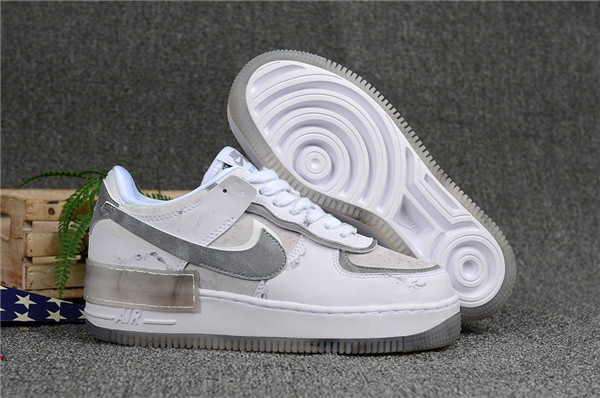 Women's Air Force 1 Low Top White Blue Shoes 029 Women's Air Force 1 Low Top White Blue Shoes 029